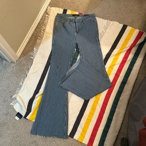 Judy Blue Pinstripe flare jeans!!
